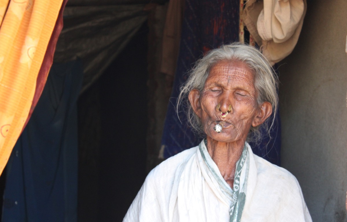 A portrait from the road: an elder photographed on one of our journeys